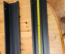 Black picture /display Shelves.