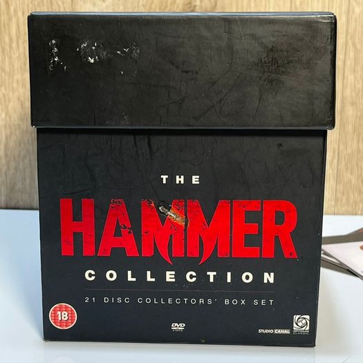 The Hammer Collection 21 Disc Collector's Box Set DVD + Booklet + 6 Postcards