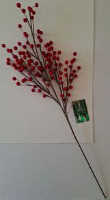 Christmas Red Berry Spray (60cm)