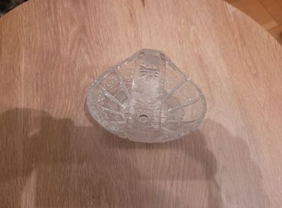 Bohemian Czech Oval Basket