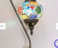 Mosaic table lamp