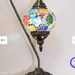 Mosaic table lamp