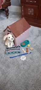 Generation doll dog house set.