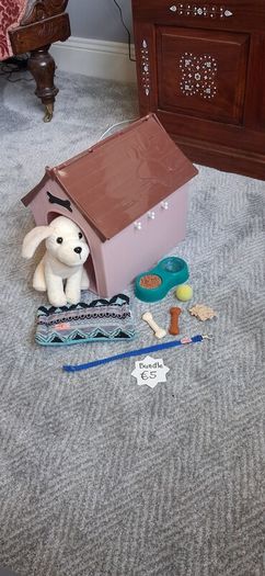 Generation doll dog house set.
