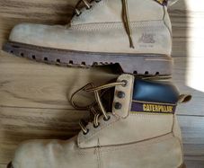Caterpillar steel toe cap
