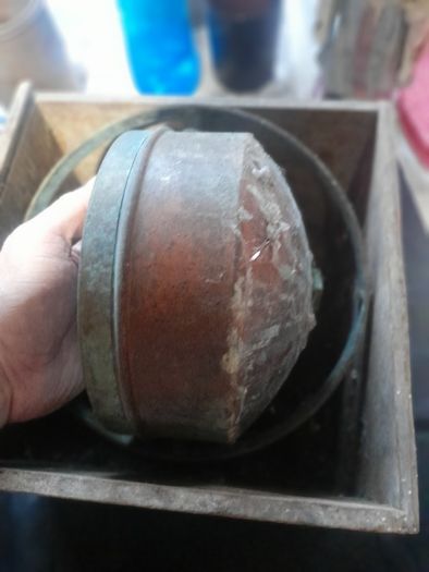 Antique Large Ships Nautical Compass, models were produced by firms like Francis M. Moore Dublin & Belfast active 1854 to 1894 or Henry Hughes & Son of London., as indicated by the style of the compass rose  Stage or Movie Props
