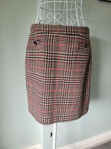 kew 159 plaid mini skirt