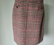 kew 159 plaid mini skirt