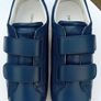 Emporio Armani Navy Leather Shoes Size UK 3.5 New Image 2