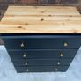 Pine Chest of Drawers Ravens black Image 3