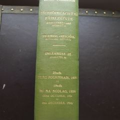 Dail Eireann Parliamentary Debates 1924. Official Report.  Volume 9