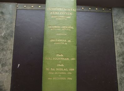 Dail Eireann Parliamentary Debates 1924. Official Report.  Volume 9