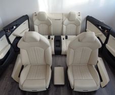 Audi A6 S6 RS6 C7 Competition Fully Electrical Leather Seats And Door Cards. Audi Exclusive Interior Bang And Olufsen Sound System. ORIGINAL Audi RS6 C7 21 Inch Alloy Wheels With Brand New Dunlop Potenza Sport Tyres