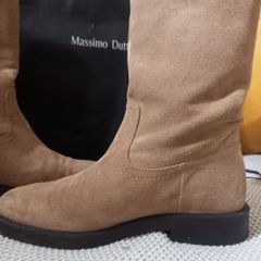 Massimo Dutti Leather & Suede Boots