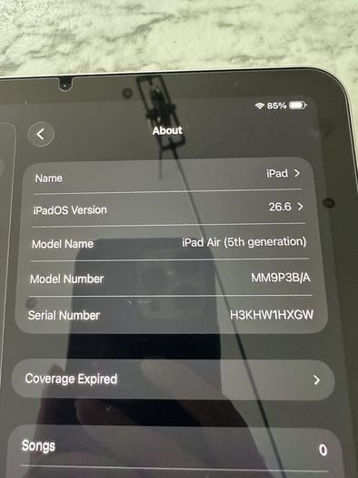 Apple iPad Air 5th Gen 2022 Starlight 256GB