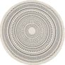 FREE P&P Round Rug Bohemian 4ft Circle Area Rug Cotton Rugs with Geometric Pattern Printed Hand Woven Circle Carpet with Tassels Indoor Floor Mat for Home Kitchen Living Room Bedroom Image 2