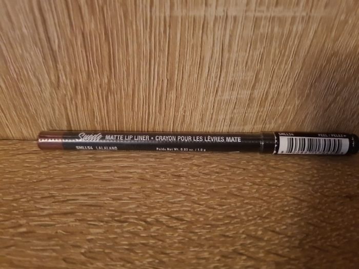NYX Suede Matte Lip Liner in shade SMLL54 Lalaland (a warm brown/nude tone).Plastic wrapped
