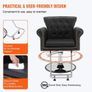 Salon Chair, Barber Chair for Hair Stylist, Styling Chair with Heavy Duty Hydraulic Pump, 360 Swivel Hair Salon Chair with Footrest for Beauty Spa Shampoo, Max Load Weight 330 lbs, Black Image 3