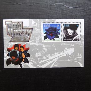 Ireland 2019.Thin Lizzy.Phil Lynott.Miniature Stamp Sheet.MNH.