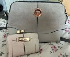 river island hand bag with free purse
