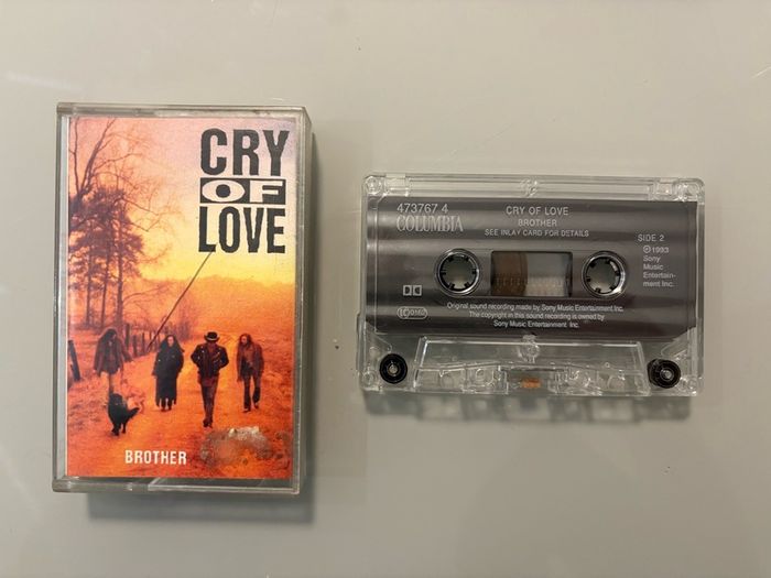 Cry of Love - Brother. This is a 1993 European release in perfect condition, rare on cassette.