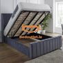 Ottoman Storage Gas Lift Up Single Small Double 4ft6 King Size Velvet Bed Frame Image 10