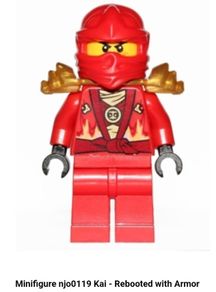 Lego Ninjago Kai Rebooted with Armour njo0119