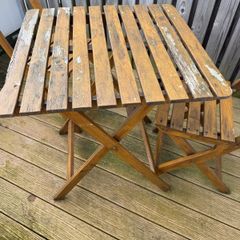 Outdoors table and chairs