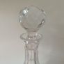 Tyrone Crystal Decanter with Faceted Spherical Stopper Image 2