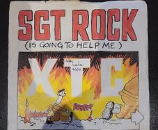 XTC Sgt Rock 7 Inch Vinyl Single
