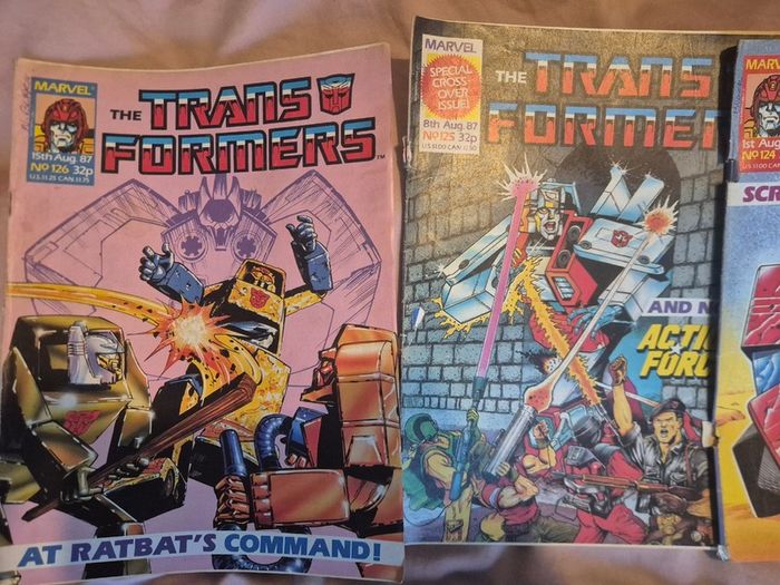 Vintage Marvel UK Transformers Comics 1980s  115 plus Issues  Annuals and Specials  Job Lot