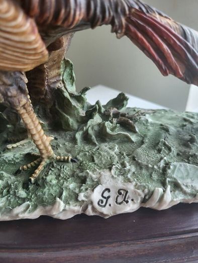 Capodimonte Pheasant Sculpture Fifurine
