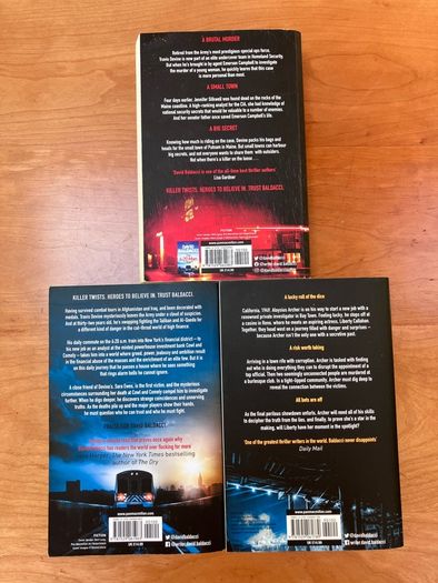 3 Books , The Edge, The 6.20 Man & A Gambling Man by David Baldacci
