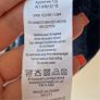 BNWT Seasalt Cornwall Navy Blue White Botanical Leaf Appletree T-Shirt Top Image 5