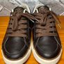 Ralph Lauren Polo Mens Brown & Cream Leather Trainers UK6 EUR40 Image 5