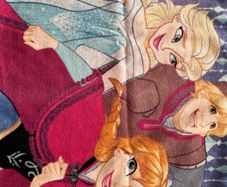 Frozen bath towel
