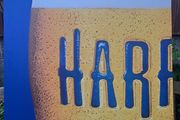 Large Harp Larger Sign