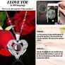 Firestyle Preserved Real Rose Gifts for Women,Mum,Wife,Eternal Flowers Rose with I Love You Necklace in 100 Languages,Gifts for her on Birthday, Anniversary, Valentine's Day, Mother's Day, Christmas Image 5