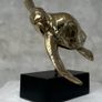Turtle - Polished Bronze, Metal Stand Image 8