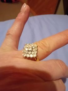 Ladies Diamond vintage ring