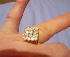 Ladies Diamond vintage ring