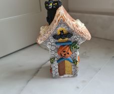 Halloween Haunted House Candle