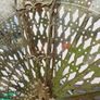Vintage Art Deco Antique Brass Fan Fireplace Screen H24" x 34" Image 2