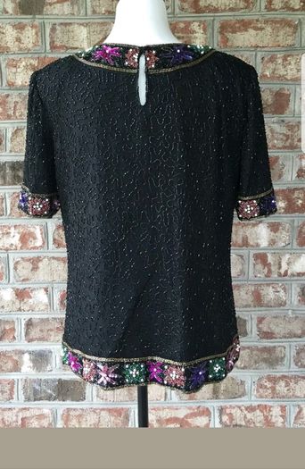 Beaded vintage top