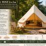 3m Bell Tent Yurt for 4 People Glamping Tent Image 4
