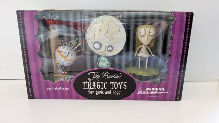 tim Burton tragic toys collection