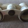 vintage Binoculars with leather case made in Russia Image 2