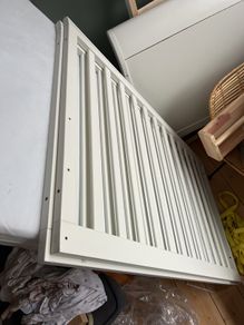 Dismantled cot