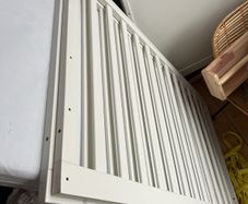Dismantled cot