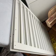 Dismantled cot